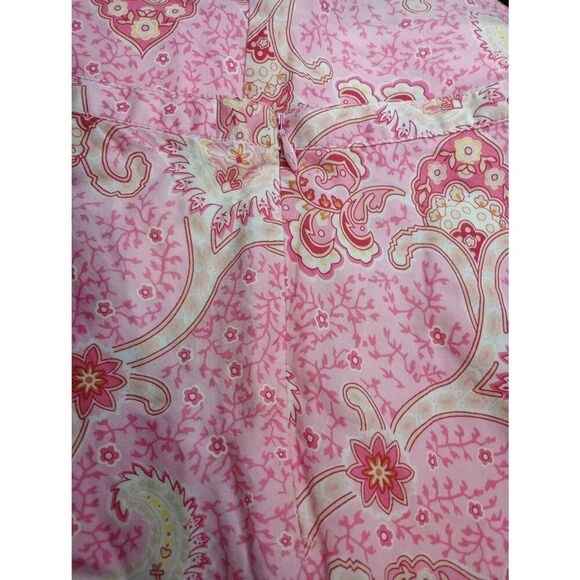 Tommy Hilfiger Shirt‎ Ladies 6 Pink Paisley Midi Y2K Legally Blonde - Picture 4 of 8